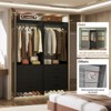 Aheaplus 24'' Freestanding Closet Organizer System with Hanging Rods and Drawers - 3 of 4