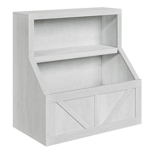 Kids Bookshelf & Toy Storage Organizer, Wooden Toddler Bookcase with Large Toy Storage Cabinet for Playroom, Bedroom, Nursery, Classroom, Daycare - 1 of 4