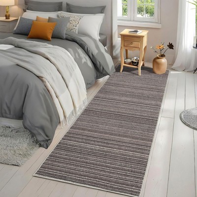 Modern Washable Area Rug for Living Room, Soft Floor Rug with Non Slip Backing, Low Pile Stain Resistant Bedside Carpet for Dorm