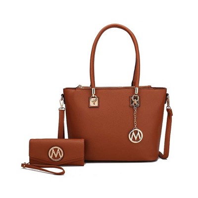 MKF Collection Vanessa Women's Fashion Tote & Wallet Set Handbag by Mia K