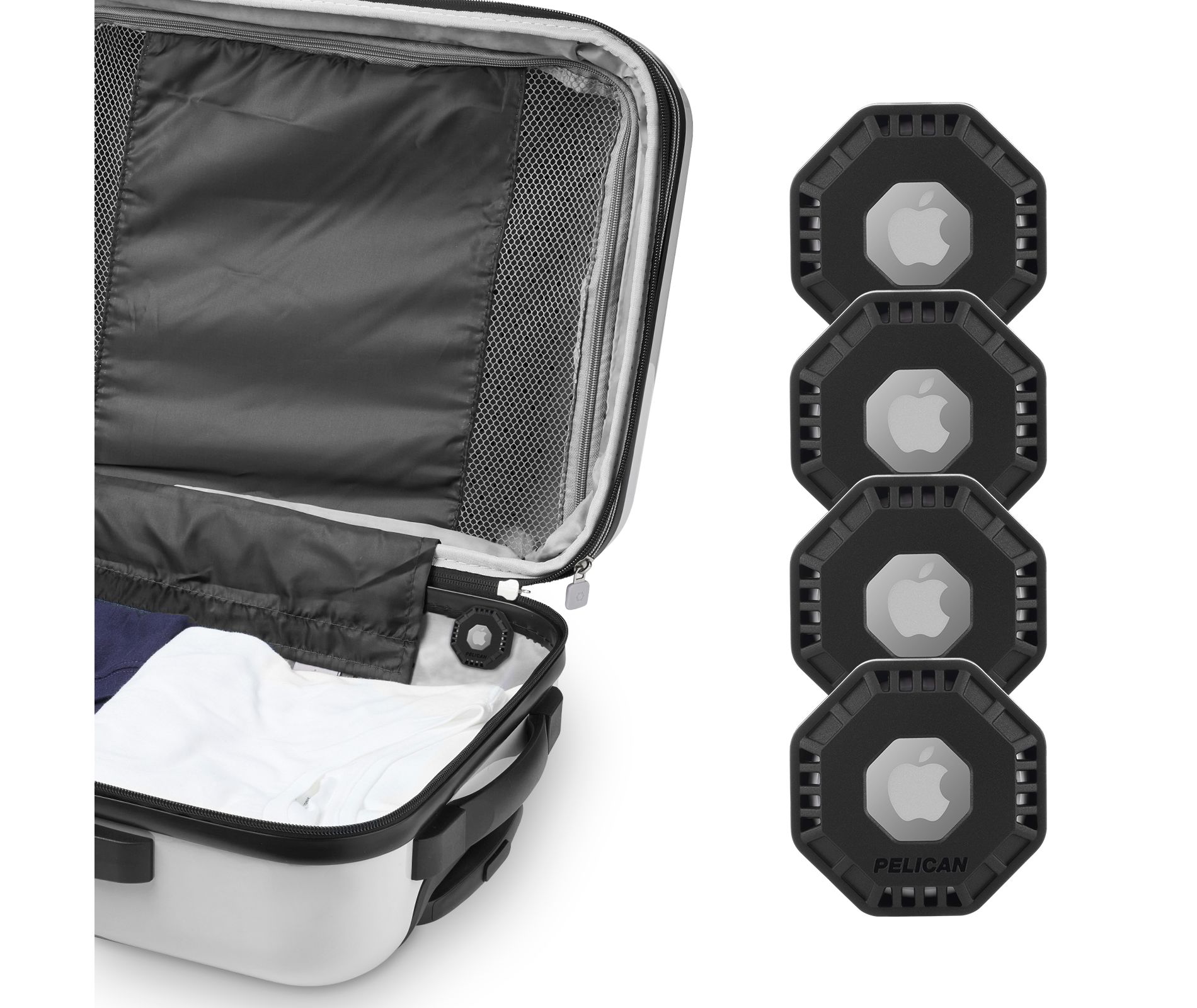 Pelican Adventurer Stick-On Case for AirTag - Black