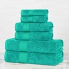 Modern Solid Classic Luxury Egyptian Cotton Towel Set by Blue Nile Mills - 2 of 4