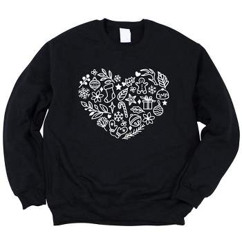 Simply Sage Market Women's Graphic Sweatshirt Christmas Heart