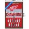 Trends International NHL Detroit Red Wings - Champions 23 Framed Wall Poster Prints - 3 of 4