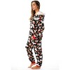 Just Love Womens One Piece Winter Holiday Adult Bodysuit Faux Shearling Lined Hoody Xmas Pajamas - 3 of 4