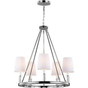 Generation Lighting Lismore 28 1/4" Wide Polished Nickel Chandelier - 1 of 2