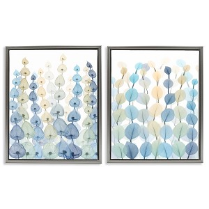 Stupell Industries Seaweed & Ocean Plants Pattern 2pc Floating Frame Art Set - 1 of 4