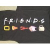 Friends Icons Men's Black Sleep Pajama Pants - 2 of 3