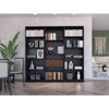 NicBex 14 Shelves File Cabinet,Office Cabinet with Spacious Tier-Shelving Design,Modern Lateral Storage Cabinet,Filing Cabinet for Home Office,Black - 2 of 4