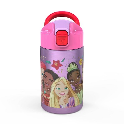 Zak Designs 20oz Stainless Steel Kids' Water Bottle With Antimicrobial  Spout 'disney Princess' : Target