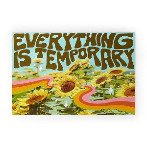 Doodle By Meg Everything is Temporary Welcome Mat - Deny Designs - 1 of 3