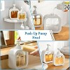 LunaLulinlk 3 PCS Bathroom Dispenser Bottles 2PCS 500ml White Soap Dispenser + 1 Soap Net, Detachable Refillable Bathroom Bottles - 3 of 4