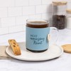 Pavilion Gift Company - Aunt - 16 oz Wrapped Glass Mug with Coaster Lid - Drinkware - 2 of 4