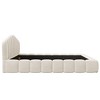 NicBex Queen Size Velvet Upholstered Bed Frame with Shell-Shaped Headboard for Adults,Boys,Girls - 4 of 4