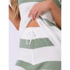 INSPIRE CHIC Women's V-Neck Tank Top and Drawstring Shorts Knit Pajama Set - 4 of 4