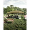 10x20 Pop Up Canopy Tent with 4 SideWalls, Heavy Duty Outdoor Canopy All Season Waterproof Commercial Street Vendors Party Tents with Roller Bag - 4 of 4