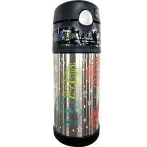 Thermos 12 oz. Kid's Funtainer Vacuum Insulated Stainless Steel Straw Bottle - 1 of 1