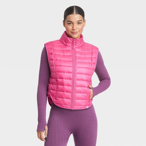 Women's Printed High Pile Fleece Jacket - Joylab™ Dark Green S : Target