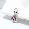 Love Boat Heart Charm CZ Oxidized Sterling Silver Womens Ginger Lyne Collection - 2 of 4