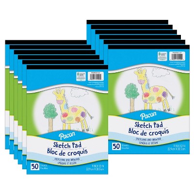 Real Images Sketch Pad, Standard Weight, 9 x 12, 100 Sheets