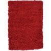 Unique Loom Solid Shag Solid Indoor Woven Area Rug - 2 of 4