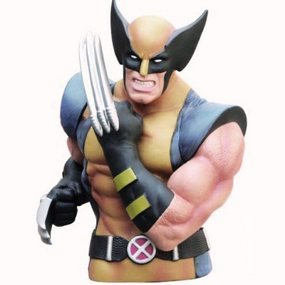 Marvel Wolverine Masked Bust Bank Multi-colored, 4"