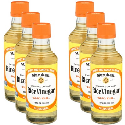 Marukan Season Gourmet Rice Vinegar - Case of 6 - 12 oz