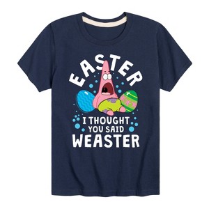 Boys' - SpongeBob Squarepants - Easter Weaster Short Sleeve Graphic T-Shirt - 1 of 4