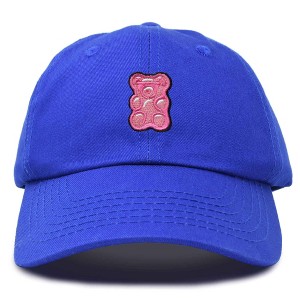 Dalix Pink Gummy Embroidered Cotton Dad Hat Baseball Cap Adjustable Womens - 1 of 4
