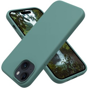 BONGEEK Designed for iPhone 15 Case, Silicone Shockproof Slim Thin Phone Case for iPhone 15 6.1 inch (Pine Green) - 1 of 4