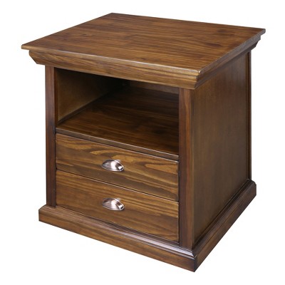 cherry wood nightstand target