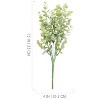 AuldHome Design 13" Artificial Eucalyptus Picks, 6pk; Eucalyptus Bush Greenery Stems for Christmas, Holiday - 3 of 4