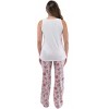 Just Love Womens Tank & Pant Cute Pajama Set - Ribbed PJ Sets Sleepwear Loungewear - 3 of 3