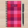 TF Publishing 2025 Weekly/Monthly Planner 6.5"x3.5" Pink Plaid: Pocket Calendar, Small Spiral Bound, All Ages - 4 of 4