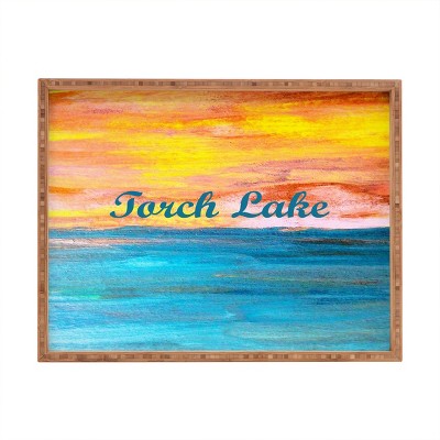 Studio K Originals Torch Lake Sunset Dream II Rectangular Tray - Deny Designs