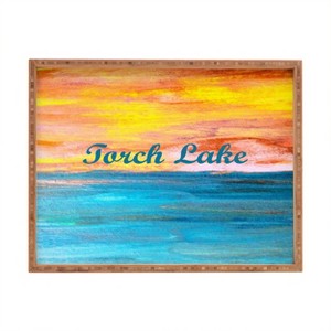 Studio K Originals Torch Lake Sunset Dream II Rectangular Tray - Deny Designs - 1 of 2