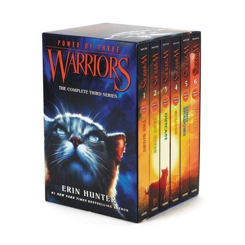 Warriors: Power of Three Box Set: Volumes 1 to 6 - by Erin Hunter  (Paperback)