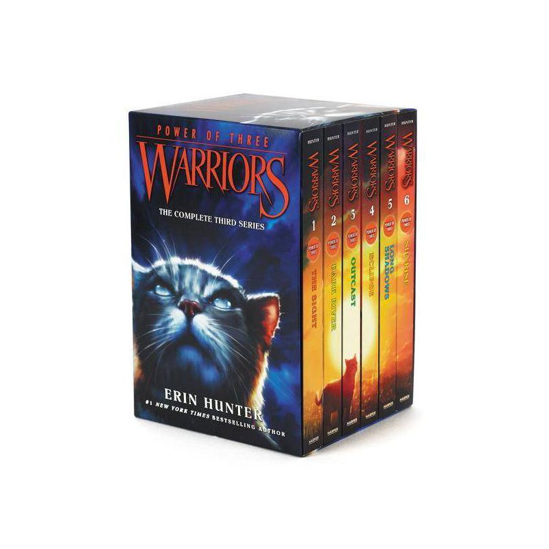 Warriors: Power of Three Box Set: Volumes 1 to 6 - by  Erin Hunter (Paperback), 1 of 2