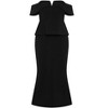 Women's Plus Size Stella Maxi Dress - black | CITY CHIC - 4 of 4