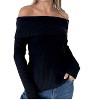 Women's Regina Off Shoulder Top - SIX/FIFTY - 2 of 3