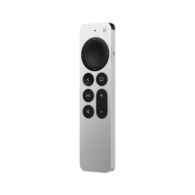 Silver Bluetooth Siri Remote with Touchpad and Voice Control