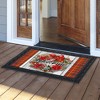 Briarwood Lane Christmas Doormat 30x18 Indoor Outdoor Holiday Poinsettia Wreath For Christmas Doormat - 3 of 4