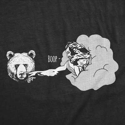 Мужские футболки Crazy Dog T-Shirts, Inc. Mens Funny T Shirts Creation Of Boop Sarcastic Graphic Novelty Tee for Men - Crazy Dog Men's T Shirt With Sarcastic Sayings Black XL — фото 2