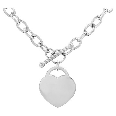Women's Stainless Steel Heart Tag 