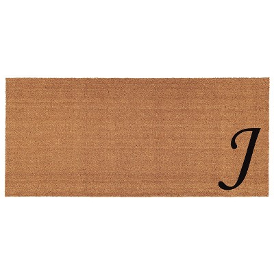 Calloway Mills 153622448J Urban Chic Monogram Doormat 2 ft. x 4 ft. (Letter J)