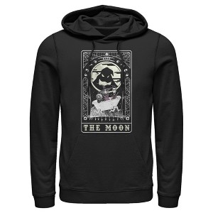 Men's The Nightmare Before Christmas Halloween Oogie Boogie and his Boys Moon Tarot Card Pull Over Hoodie - 1 of 4