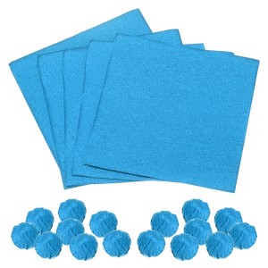 Unique Bargains Glossy Texture Square DIY Party Aluminum Foil Candy Wrappers 100 Pcs - 1 of 4