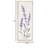 Cheung's Lyulia Vertical Flowering Lavender Bouquet Wall Panel - Left - 3 of 3