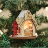Old World Christmas K-9 Cottage Wooden Doghouse Ornament for Christmas Tree, Pug - 2 of 4
