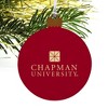 Chapman University Primary Logo Wood Christmas Tree Holiday Ornament - 4 of 4